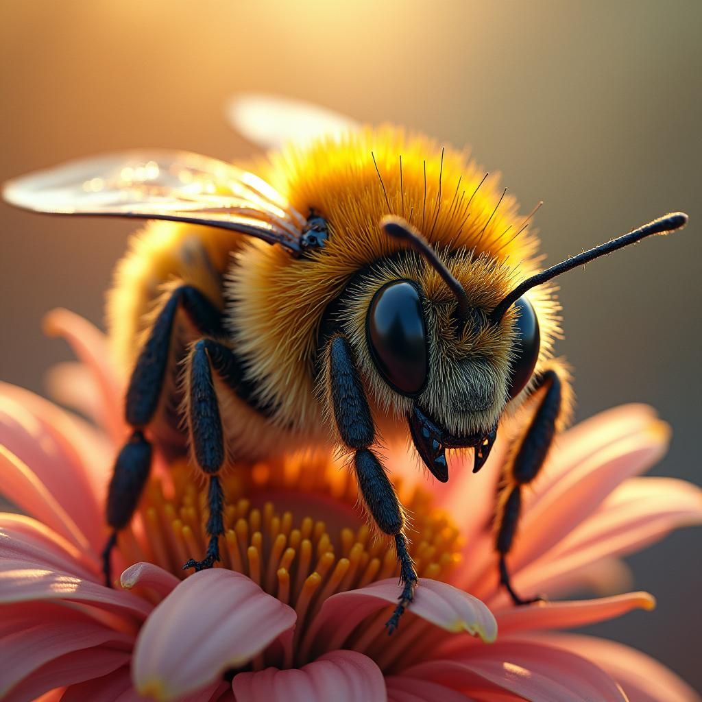 Happy Little Bumblebee  by @Blacklakemermaid