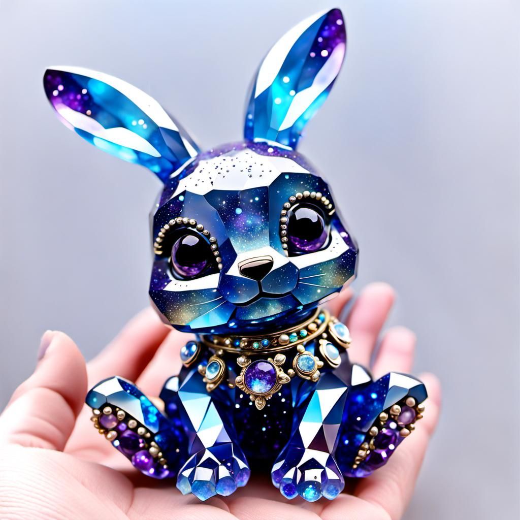 Crystal bunny  by @Cahlyn2230 