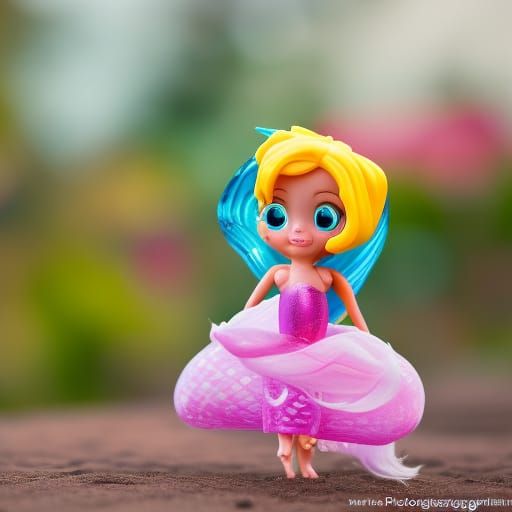 Fotografía de juguetes , Mermaid, Polly Pocket