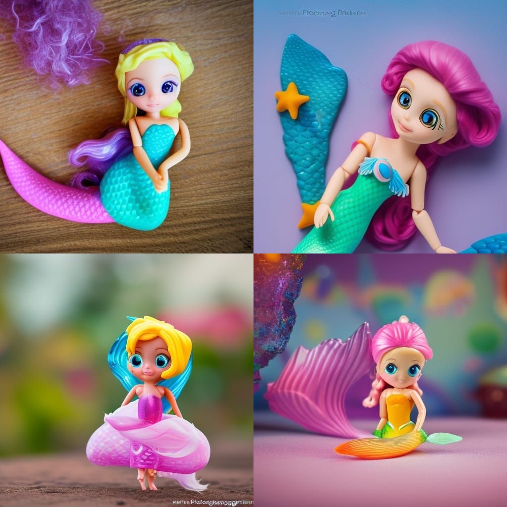 Fotografía de juguetes , Mermaid, Polly Pocket