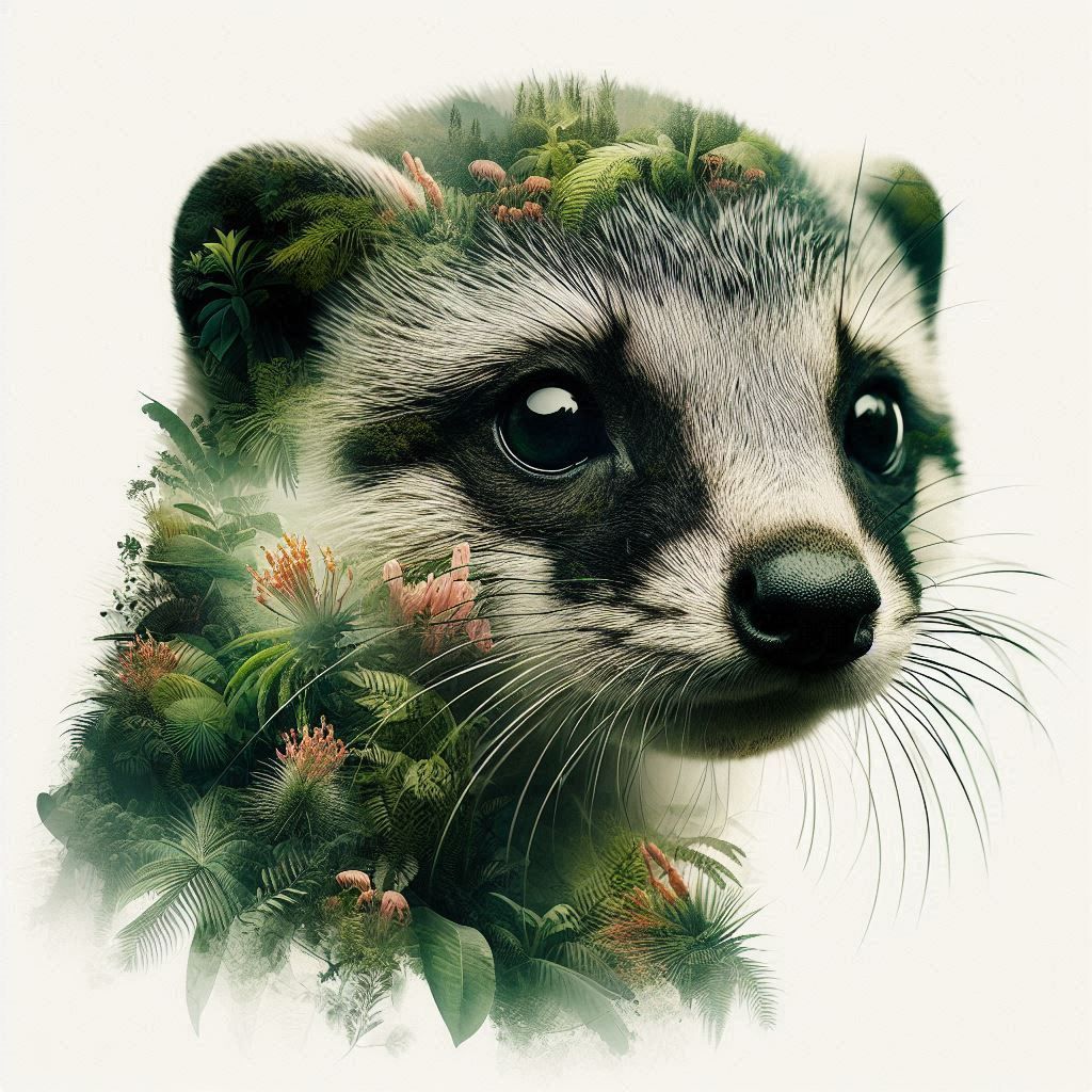 double exposure beautiful fantasy portrait landscape..