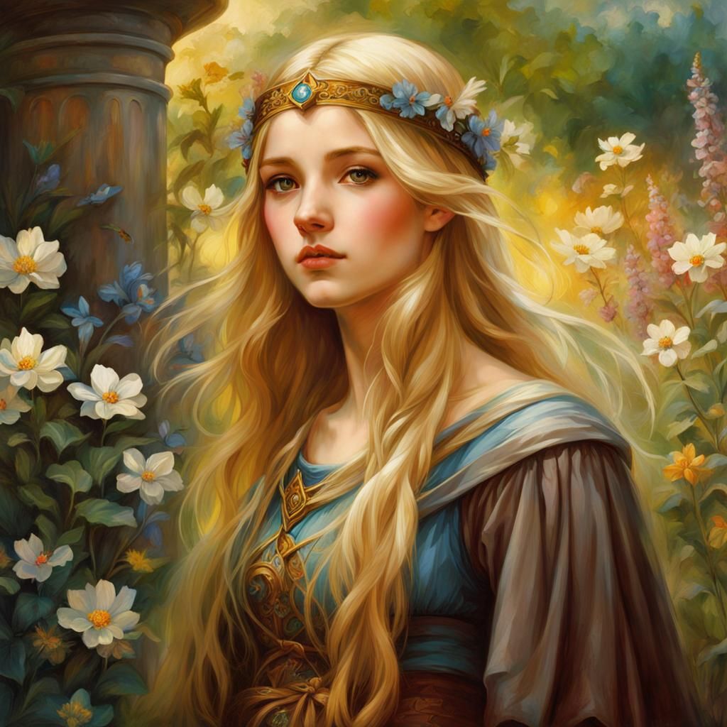 The Wizard Is Glad Her Work Does Not Show  by @Hesione