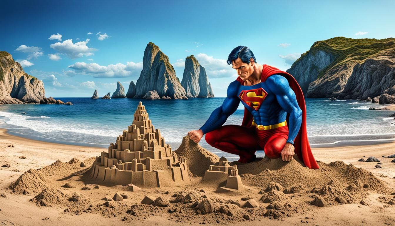 Superman on vacation