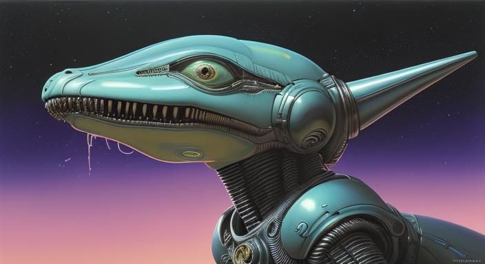 space landscape alien creature ufo xenomorph classic 60s 80s...