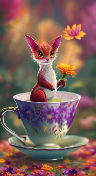 Hello There, Loved The Tea  by @Deezigns