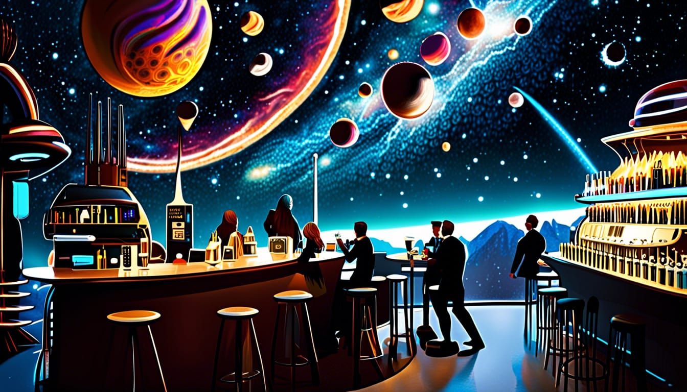 Space galaxy coffee