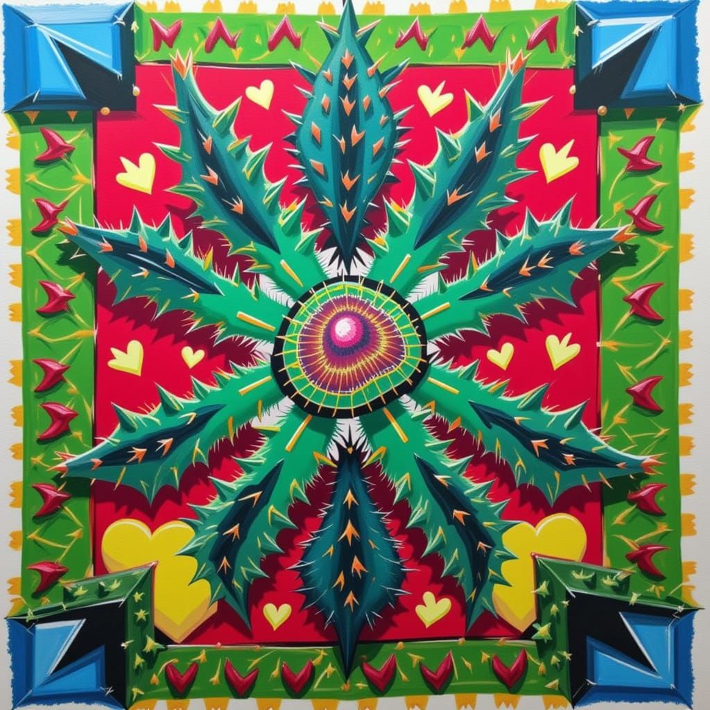 <lora:CACTUS HEART:1.0>