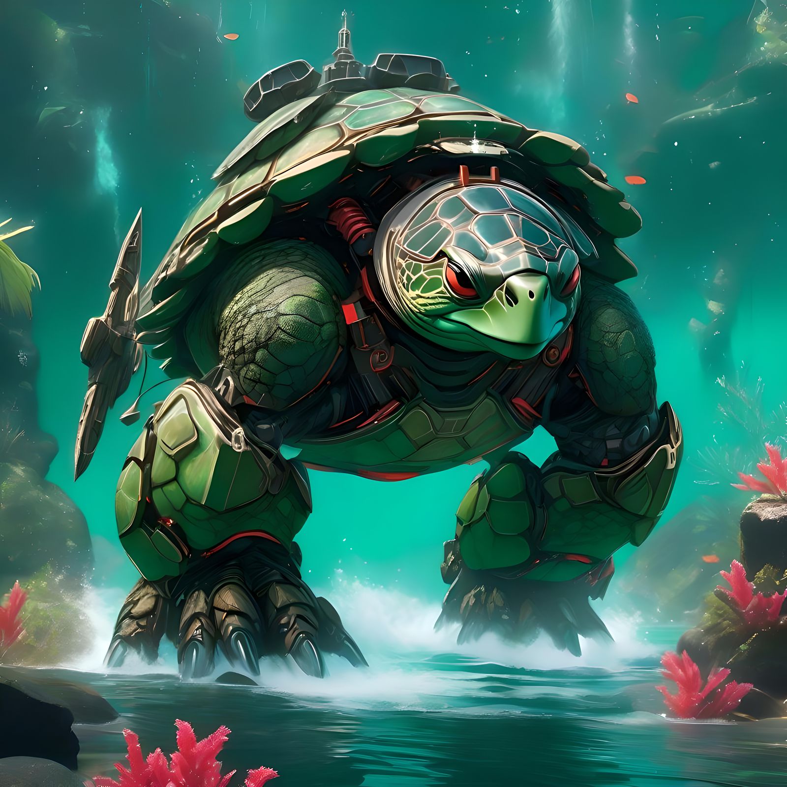 Red Eared Slider Raphael (stomper)