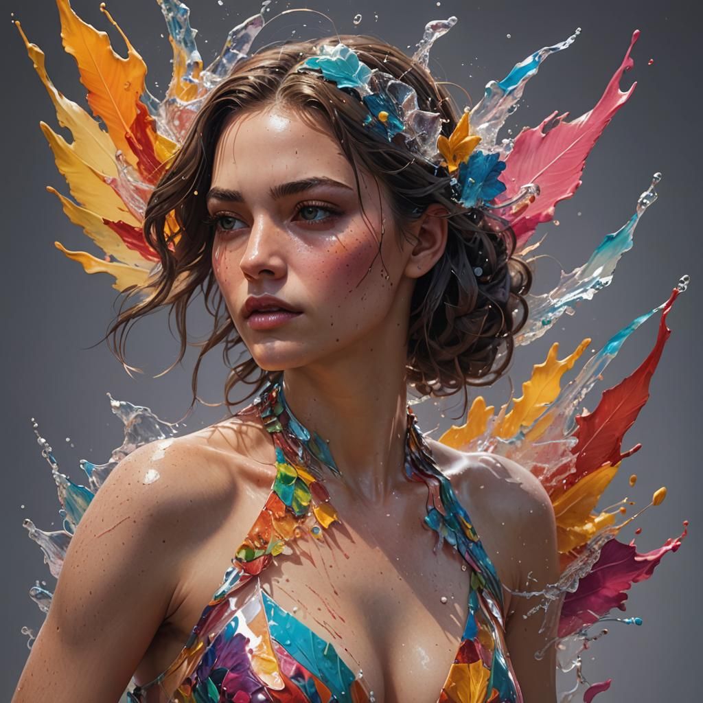 Hyperrealistic, splash art, concept art, mid shot, intricate...