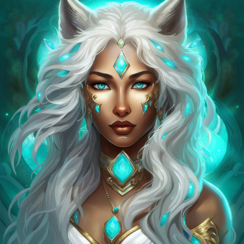 Wolf Girl - AI Generated Artwork - NightCafe Creator