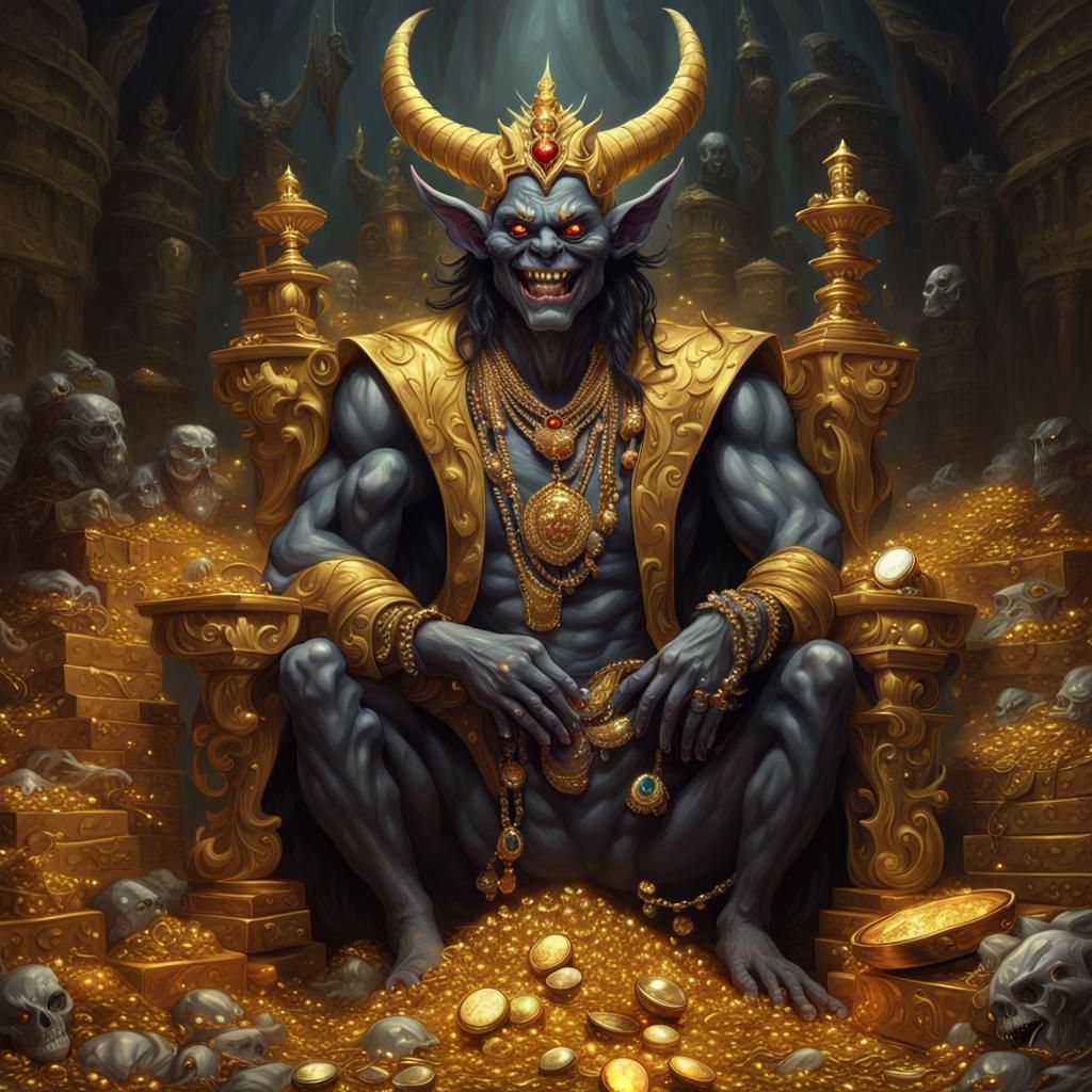 Demon of Greed  by @KriosTitan