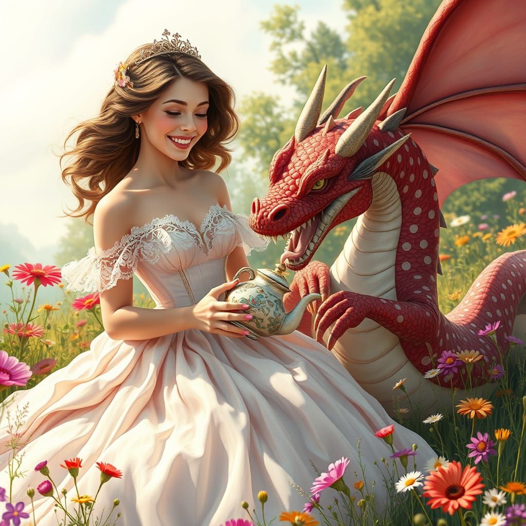 A beauty and a beast.   by @NSArt