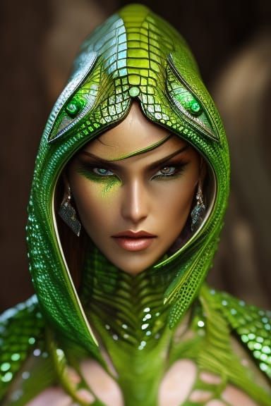 Lizard lady  by @Hotaru