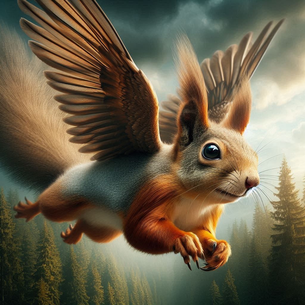 I believe I can fly... The Squirrel's Dream