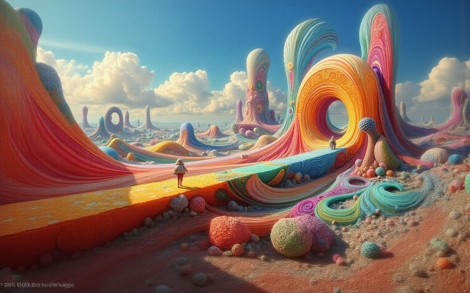 Surreal Otherworldly Landscape