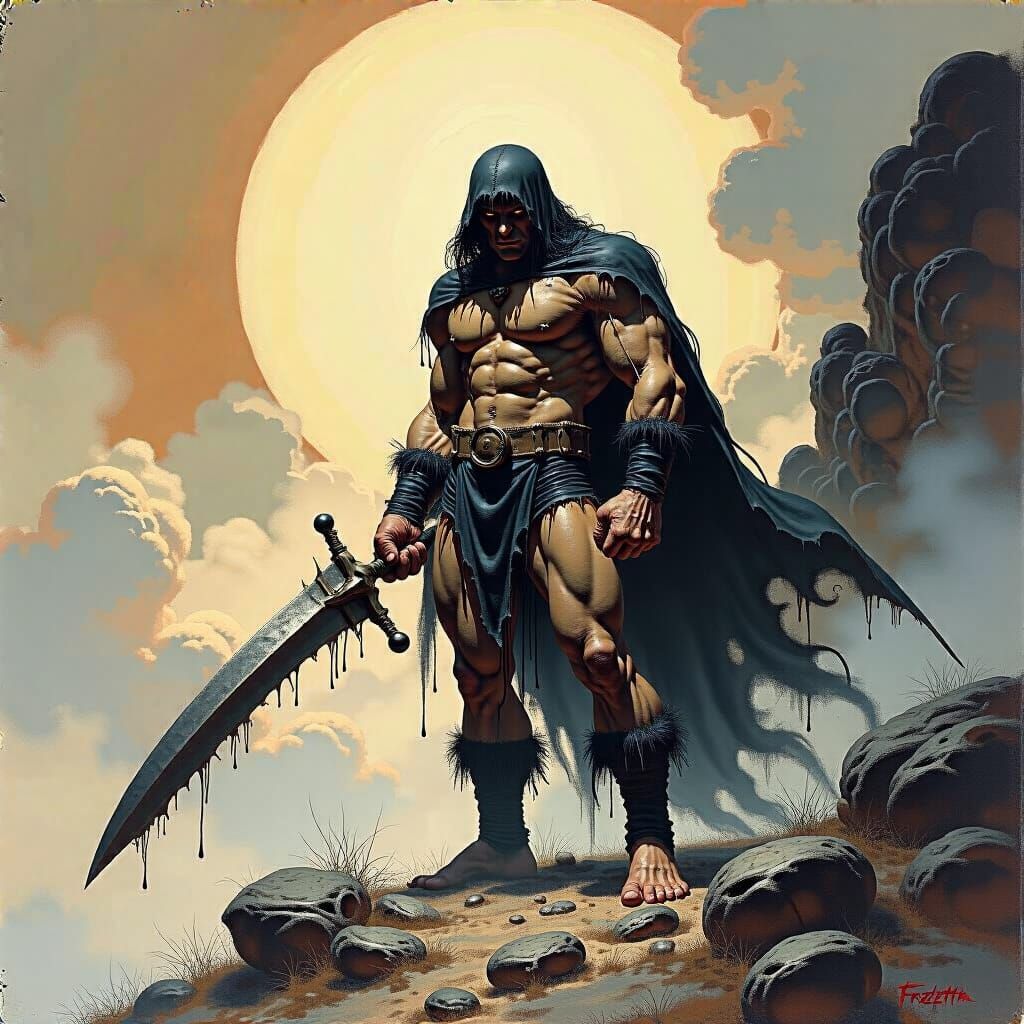 Grimdark by Frank Frazetta