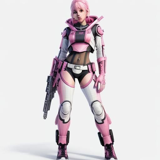 Pink gamer outfit