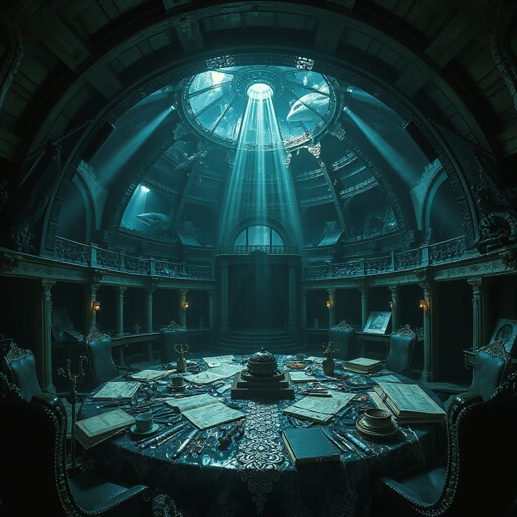 Sunken Opera House of Shadows  by @Aliceinbp