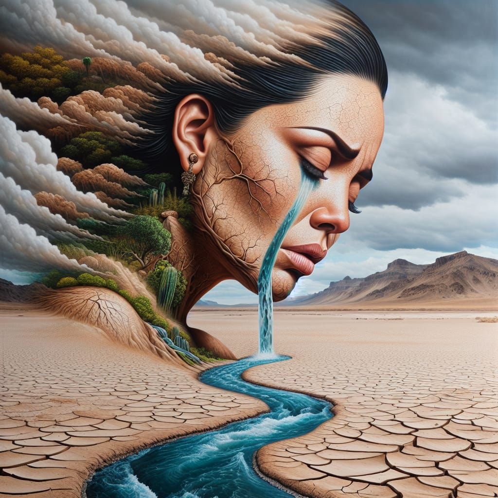 Mother Nature, cry me a river  by @Olchap