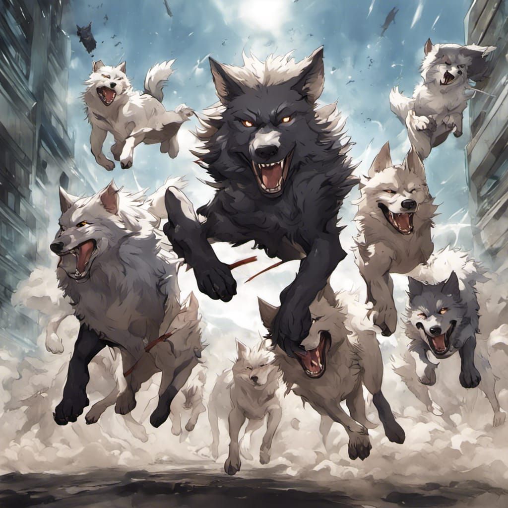 Anime Wolf Manga Series Background Wallpaper 106717 - Baltana