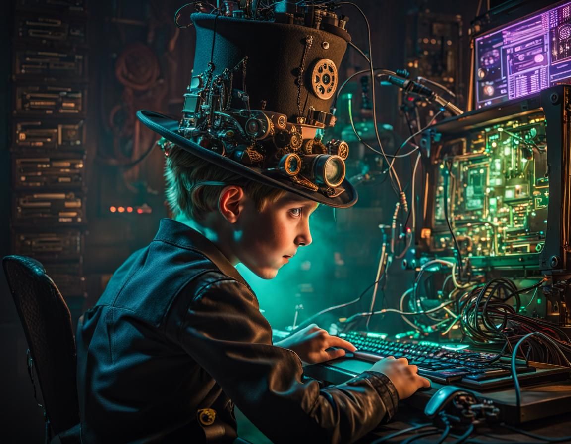 A very powerful "gaming PC" many years ago :-D  by @imagines_ai