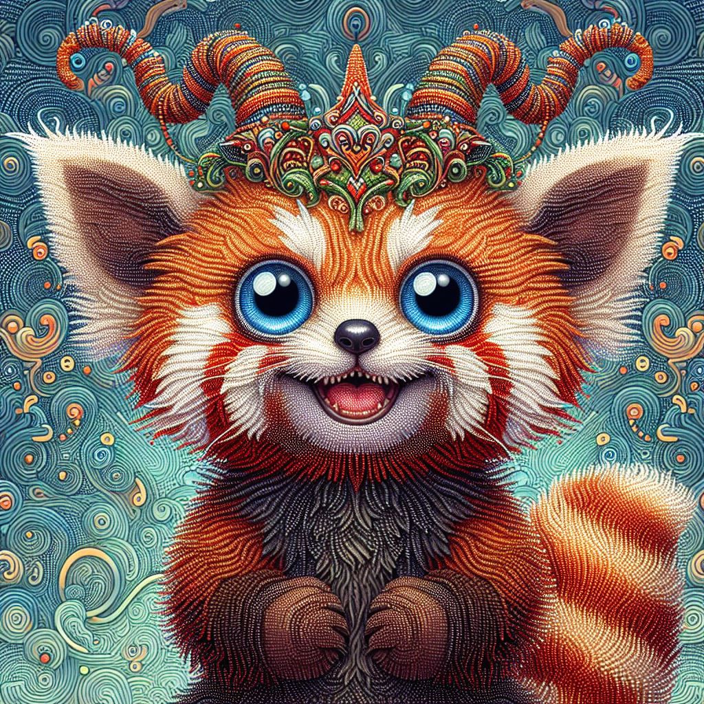 Mango in Kinetic Pointillism