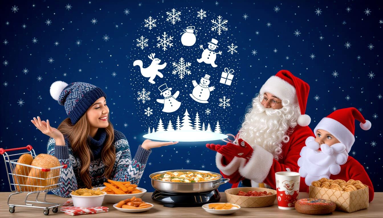 Magical Characters and Food Feast