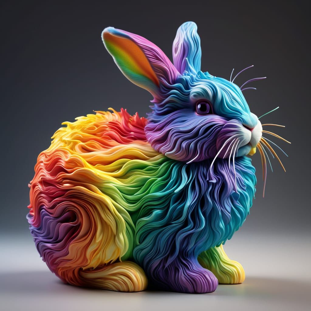 Rainbow Bunny