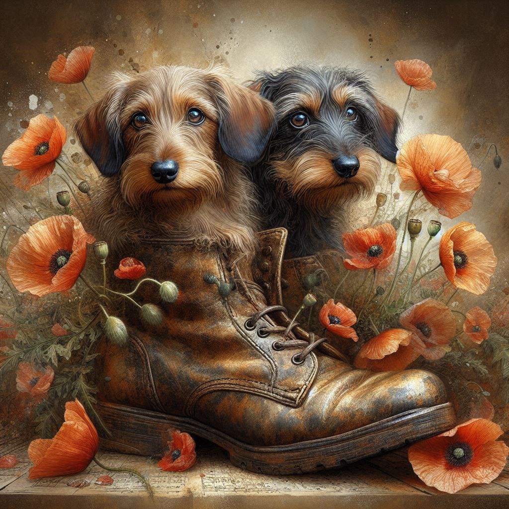 Two Doggies In the Boot 😁🐶🐶