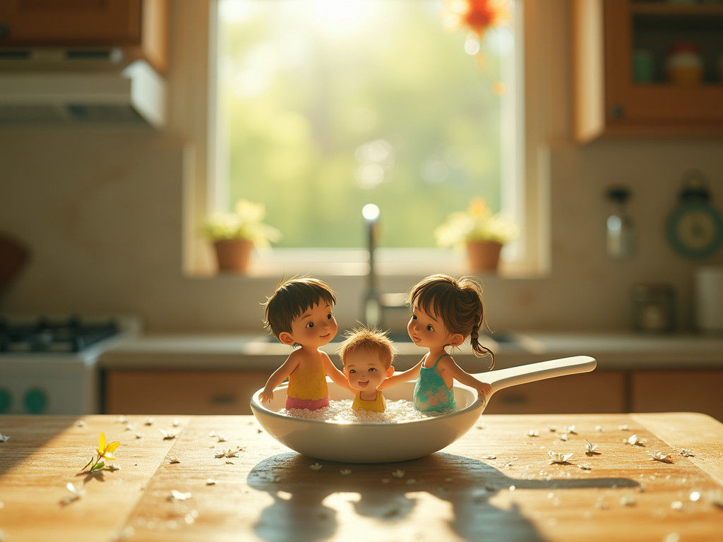 Swimming on the cutting board