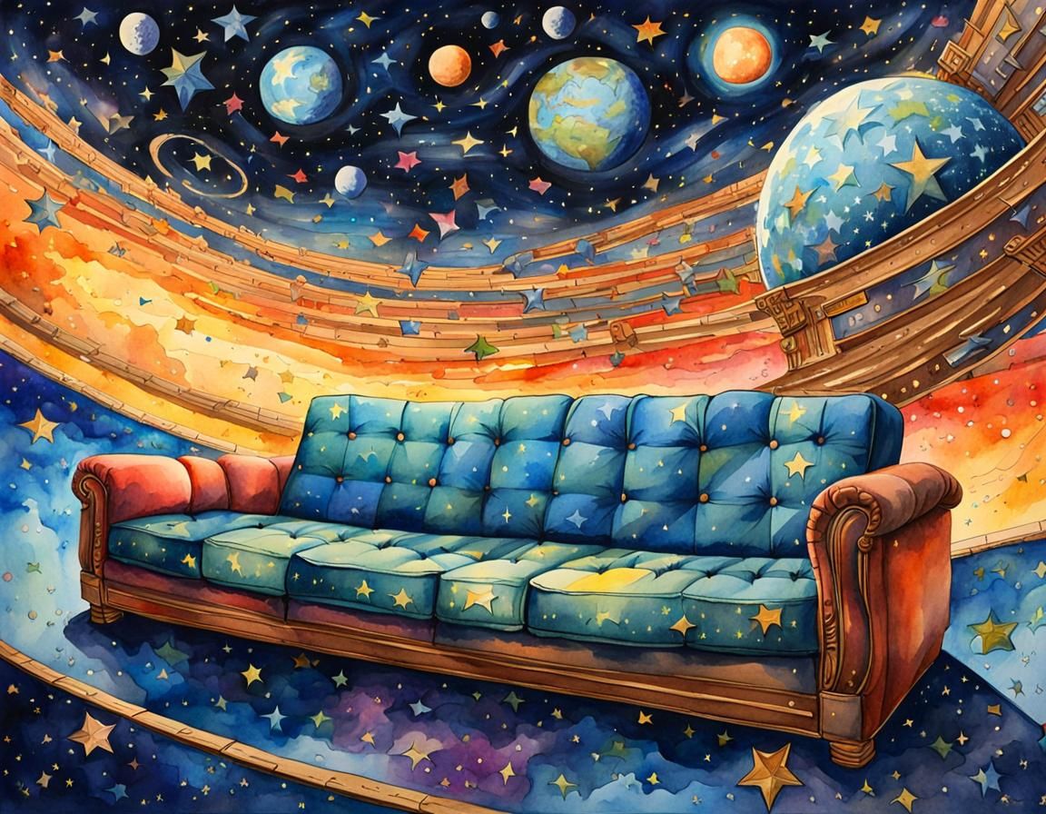 Star Couch 1 AI Generated Artwork NightCafe Creator