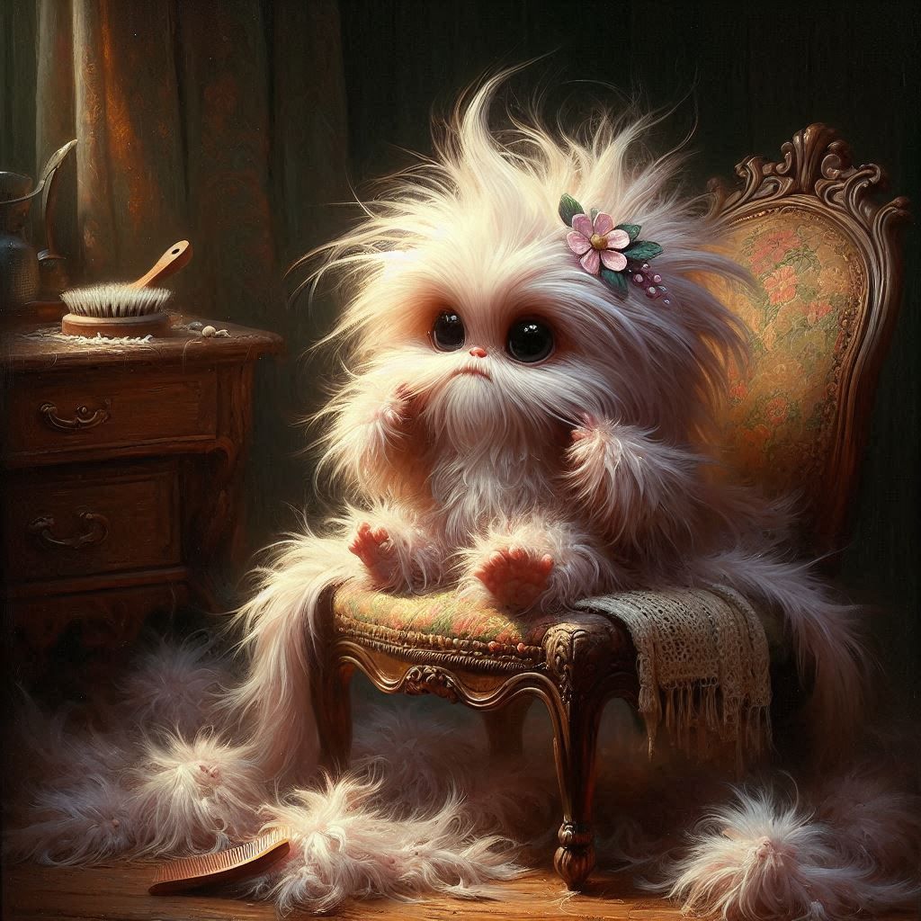 "Oh my goodness, it's shedding time again!"