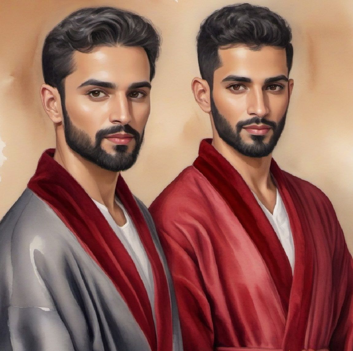 Habīb and Maudūd  ·   a cute young male couple