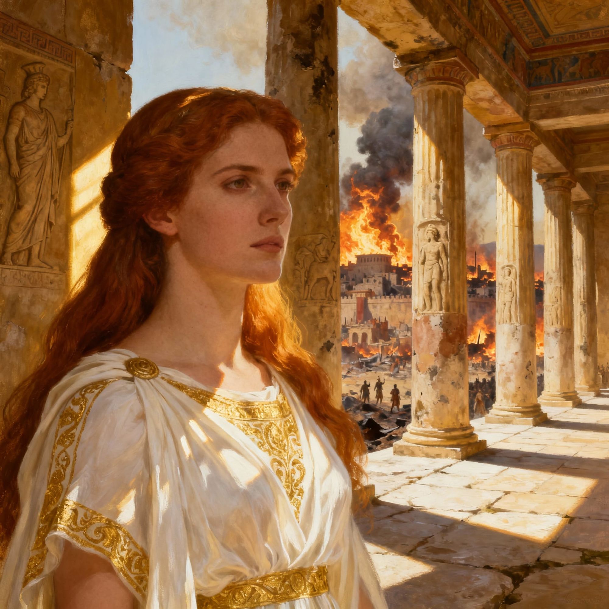 Helen at the fall of Troy