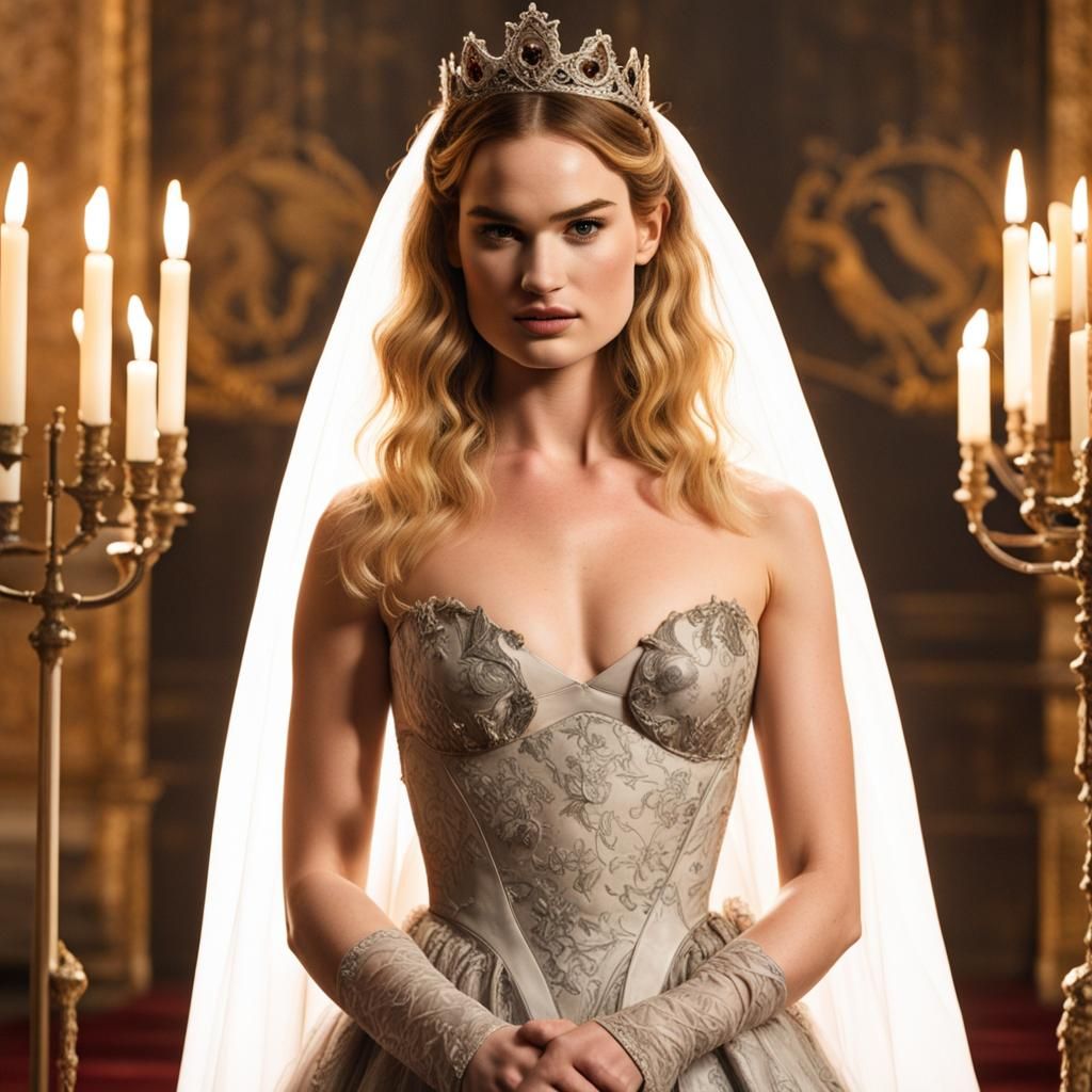 Lily James is a Targaryen Princess