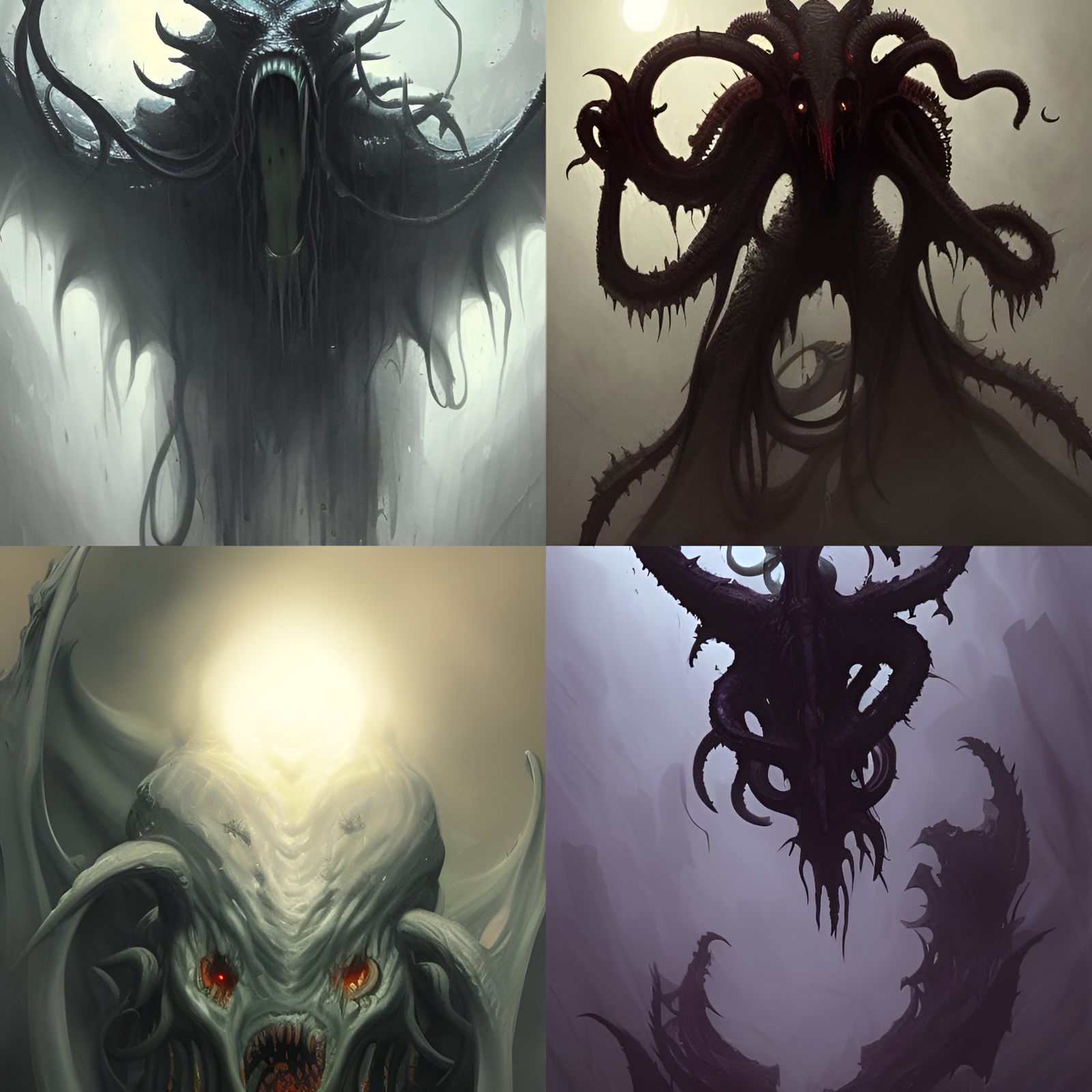 Eldritch god Cthulhu - AI Generated Artwork - NightCafe Creator