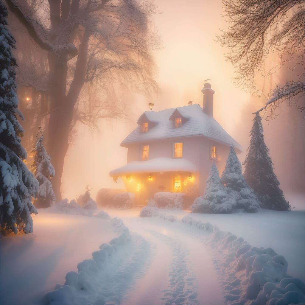 A Christmas soft glow of Hope!  by @Elena