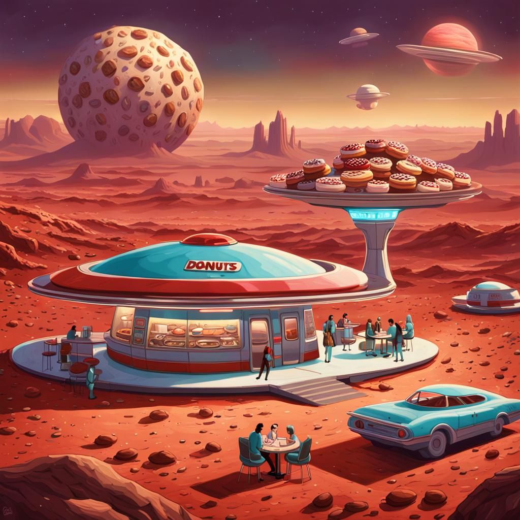 Donut Shop On Mars