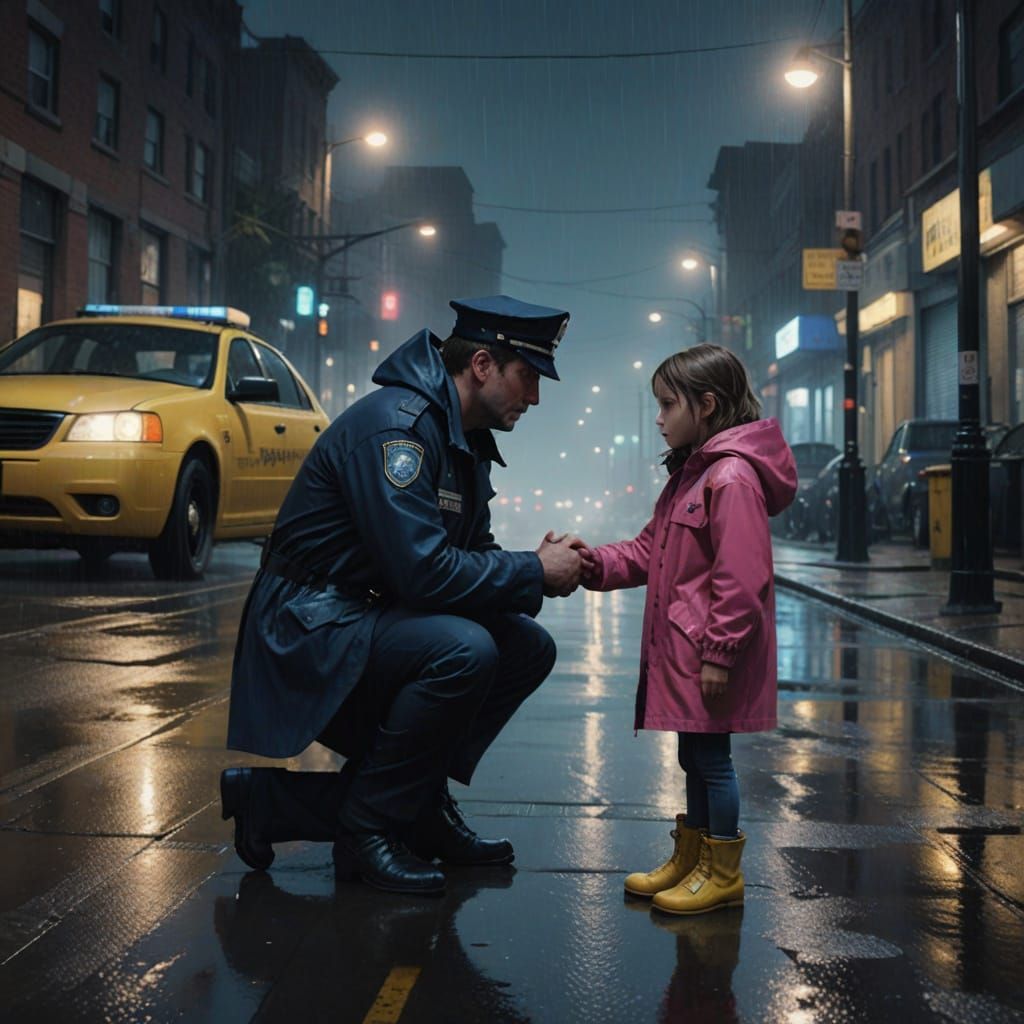 A happy ending for a lost child. 
Just imagine the parents relief!