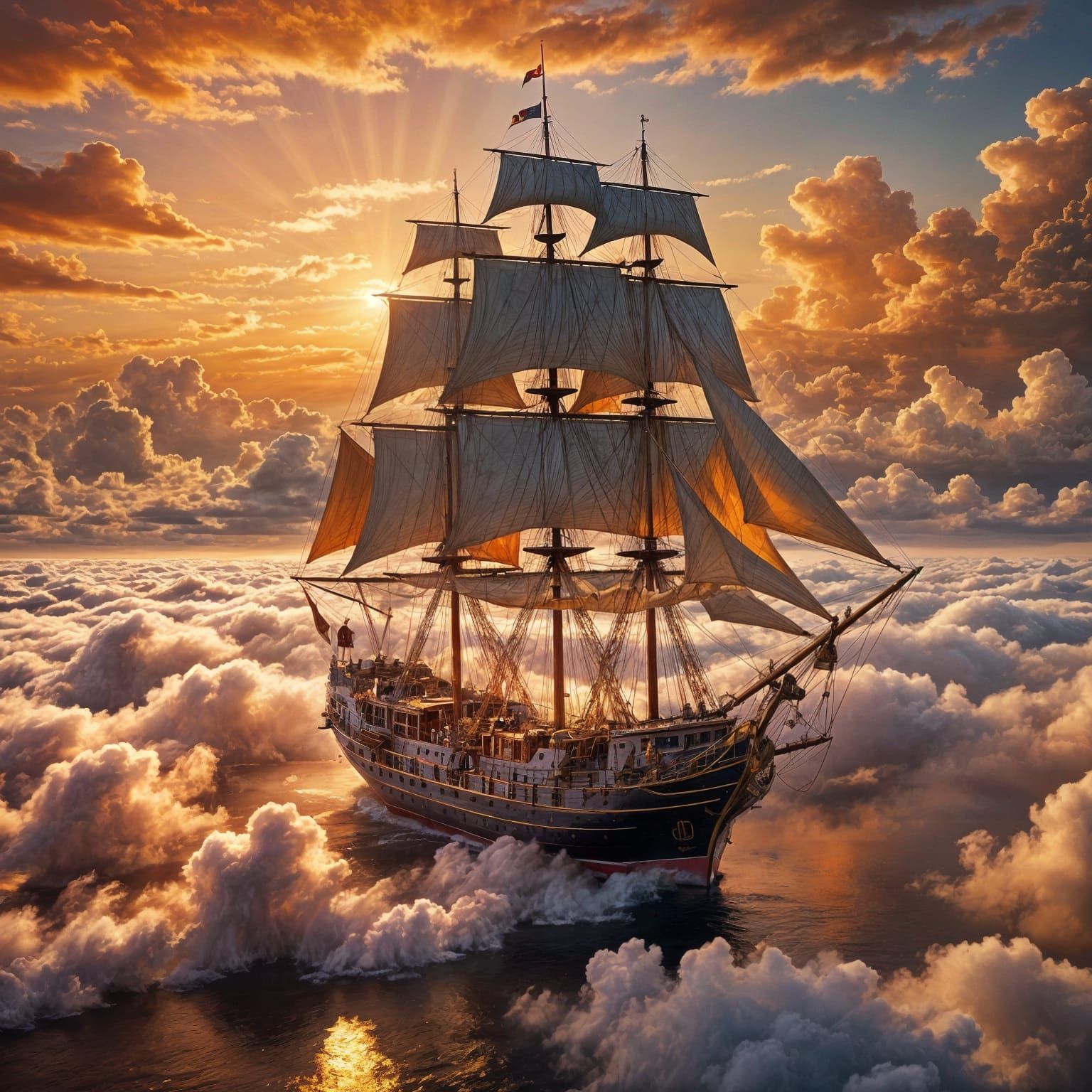 Red sky in the morning, sailor take warning  by @Lulu