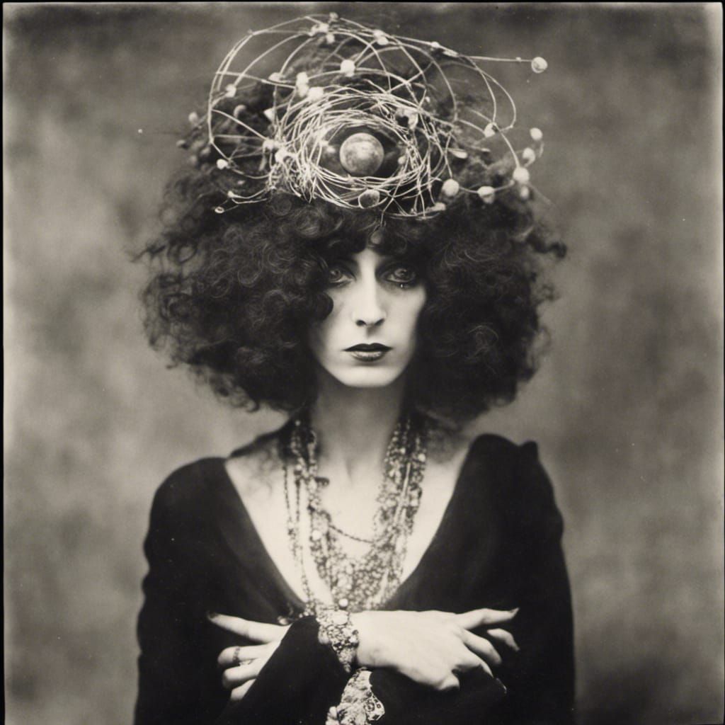 Luisa Casati Cosmic - AI Generated Artwork - NightCafe Creator