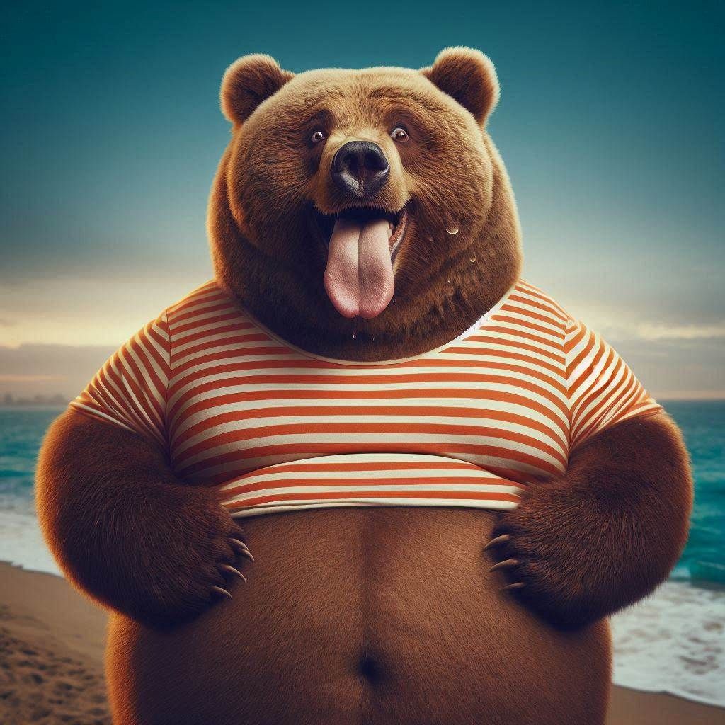 Happy Beach Bear