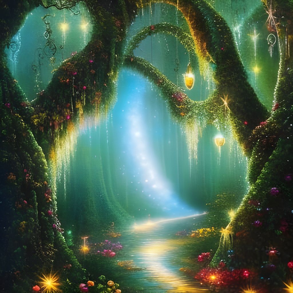 Enchanted Forest - Ai Generated Artwork - Nightcafe Creator