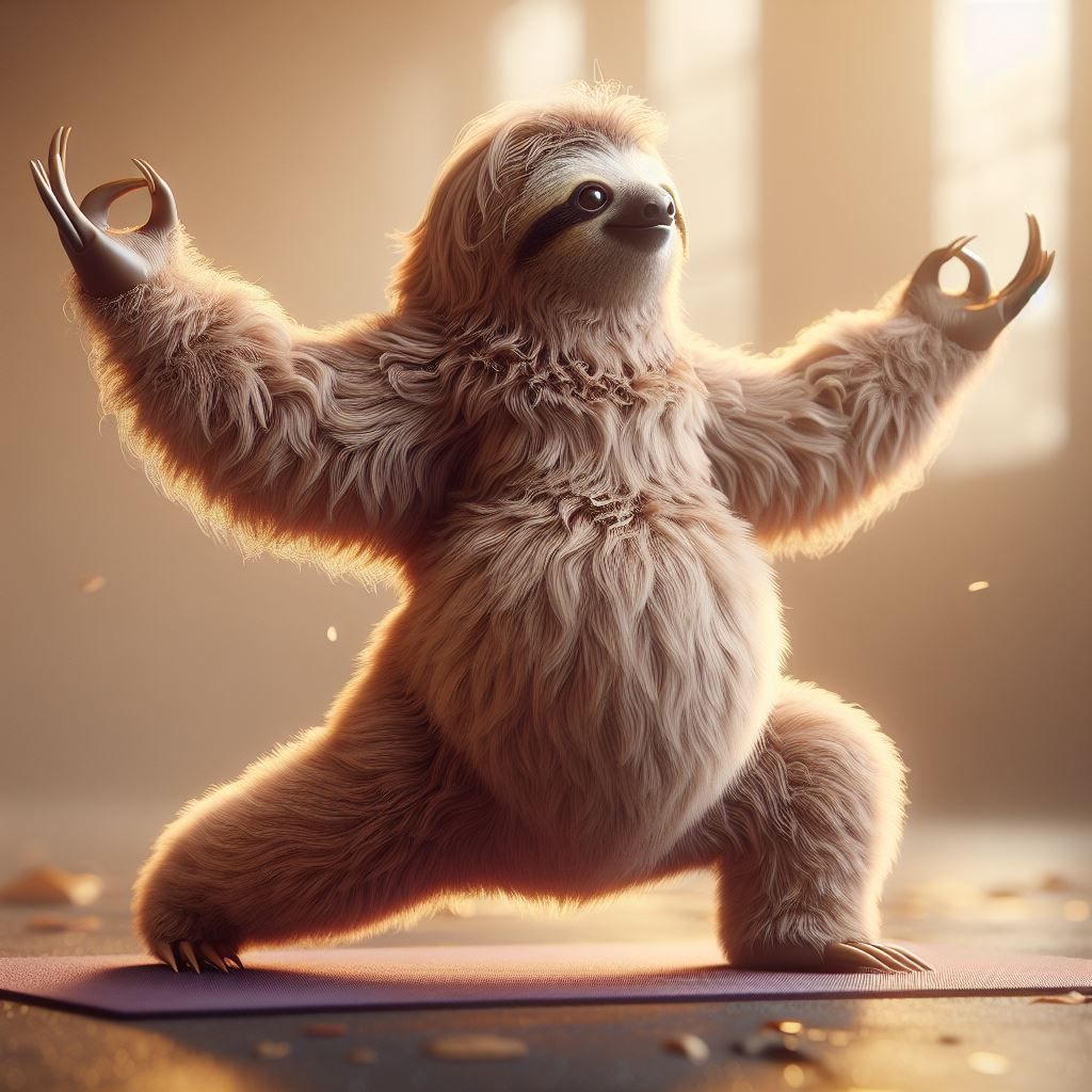 Sloth yoga