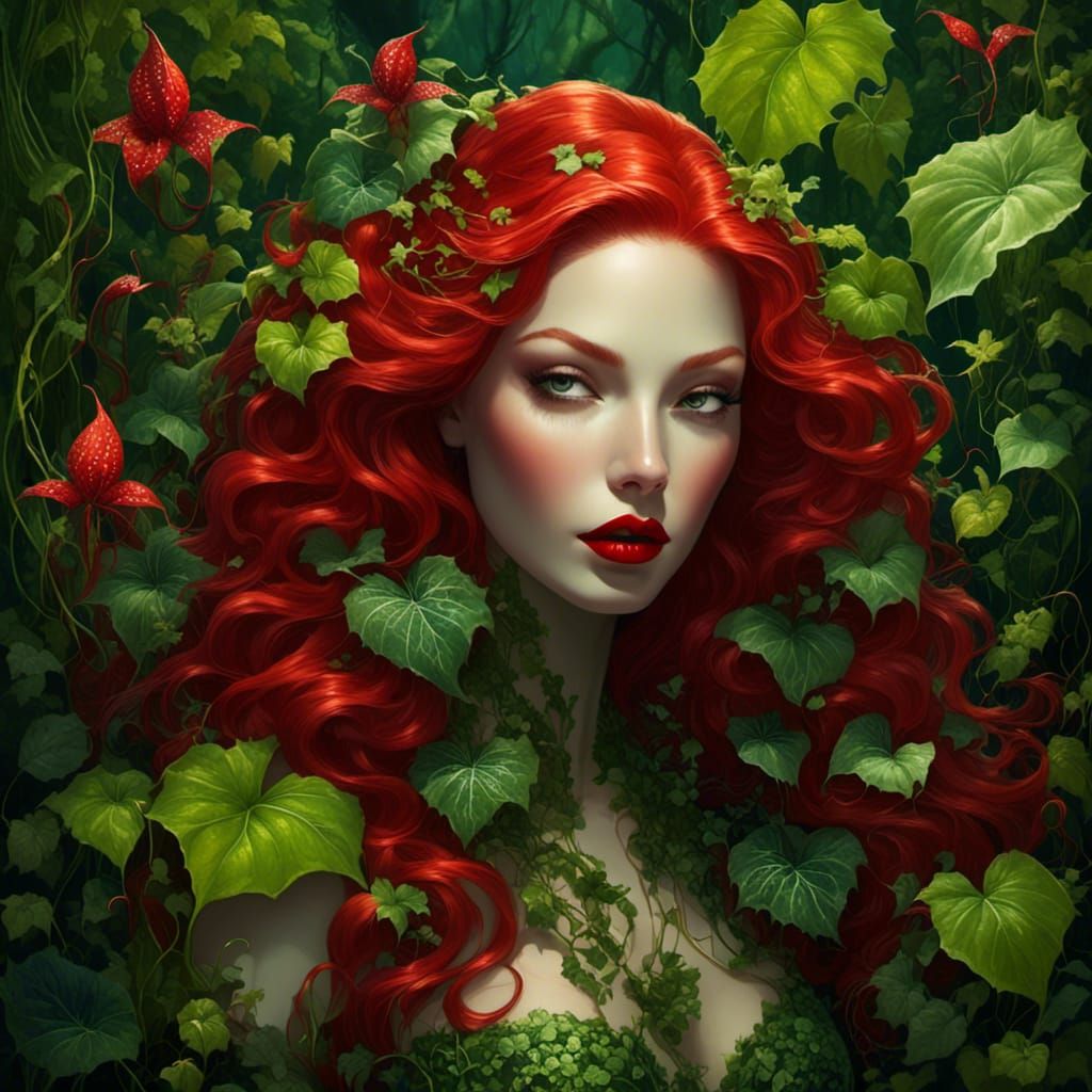 <lora:Poison Ivy Style:1.0> 