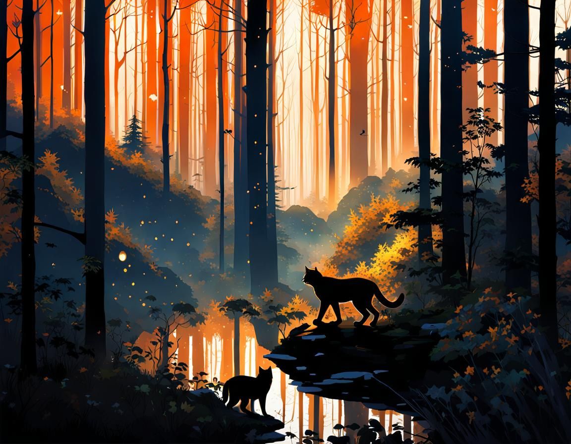 the woods  by @daarling