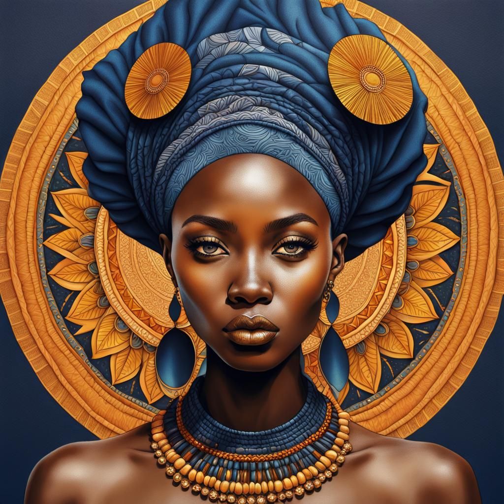 African Woman - AI Generated Artwork - NightCafe Creator