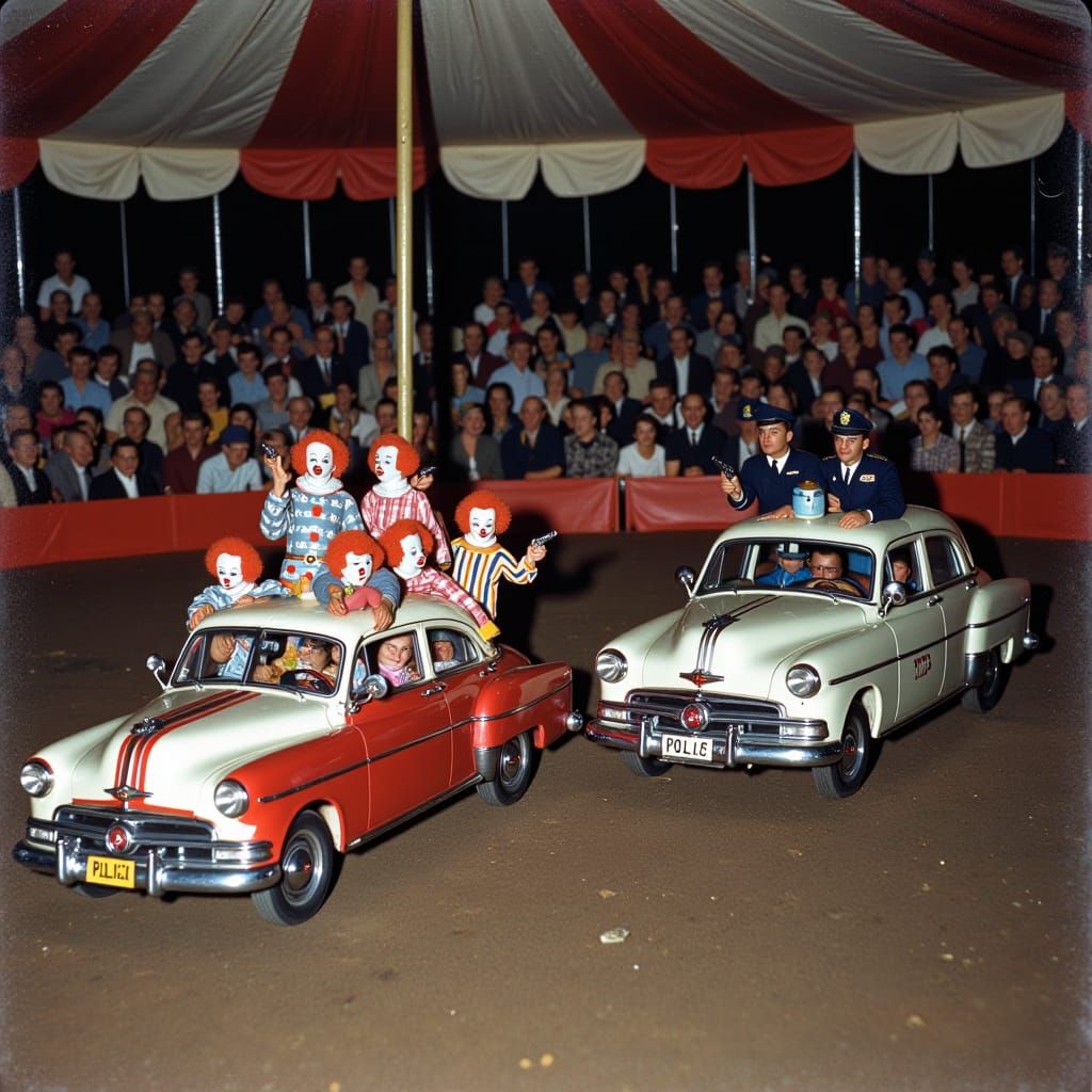 This was the night in Port Washington, Wisconsin when the locals had enough of the Barnum & Bailey clowns.