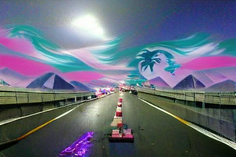 vaporwave highway