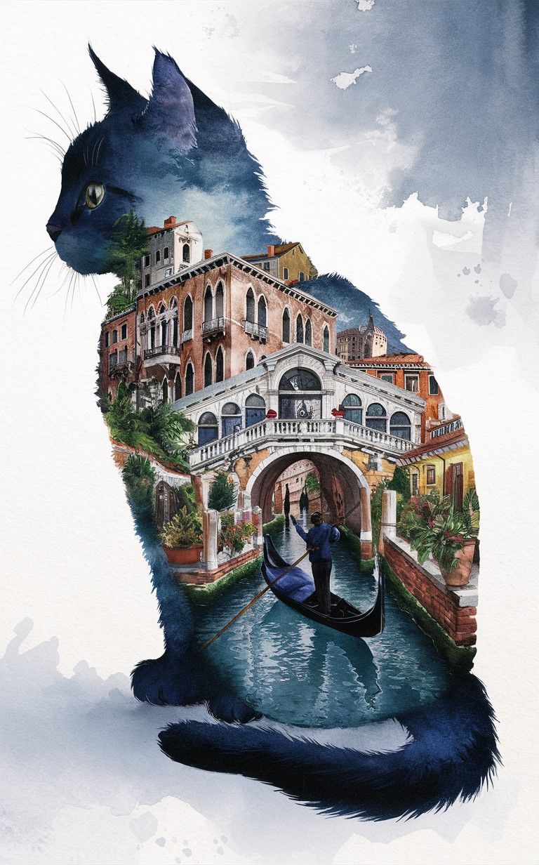 Venise dans le dos